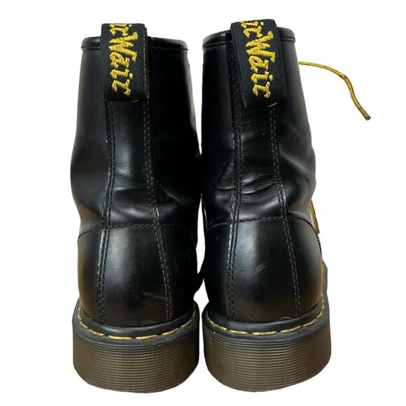 Dr Martens 1460 Air Wair Boots Smooth Black Mens Size 10 Womens 11 - Picture 5 of 12